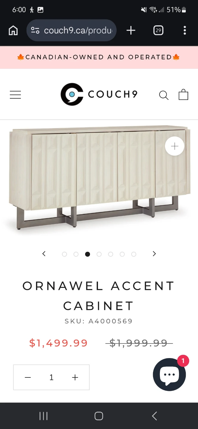 Ornawel Accent Cabinet - Distressed White - photo 2