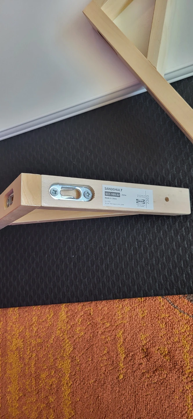 IKEA SANDSHULT Shelf and Brackets (New)