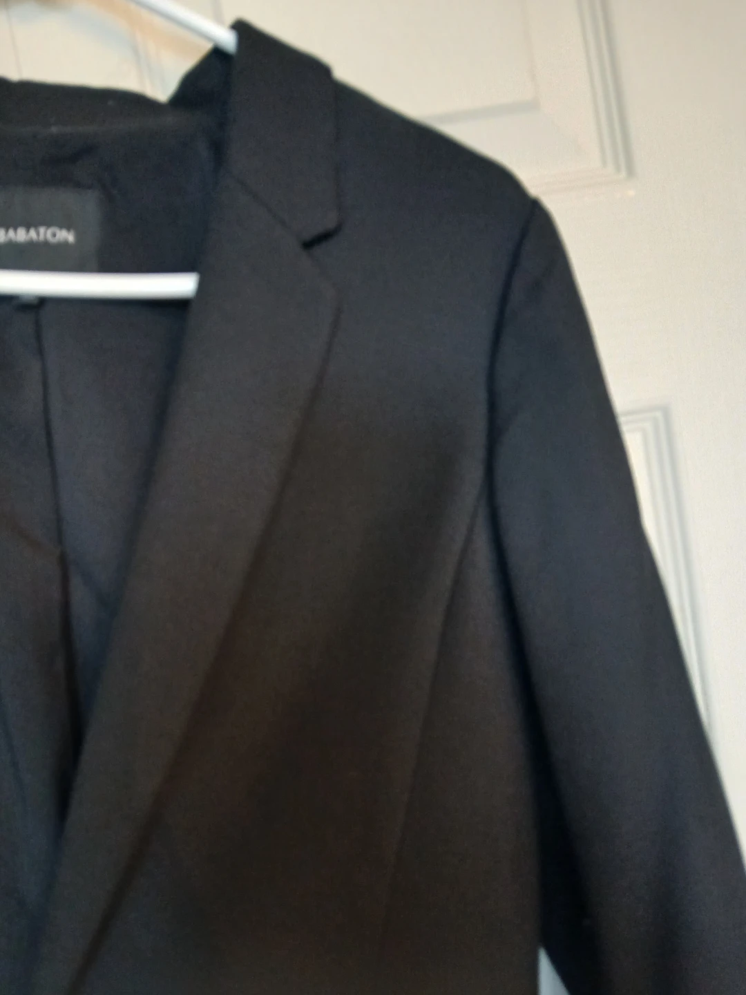Babaton black open blazer jacket, size 4 - photo 4