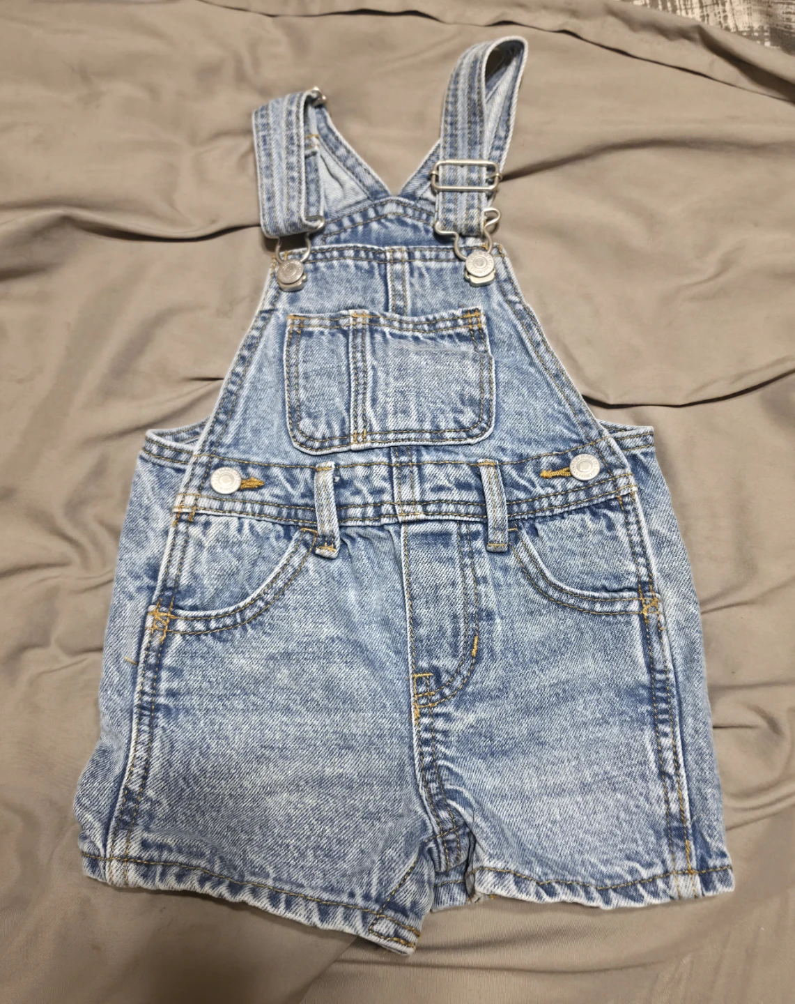 Old Navy Kids Denim Short Overalls