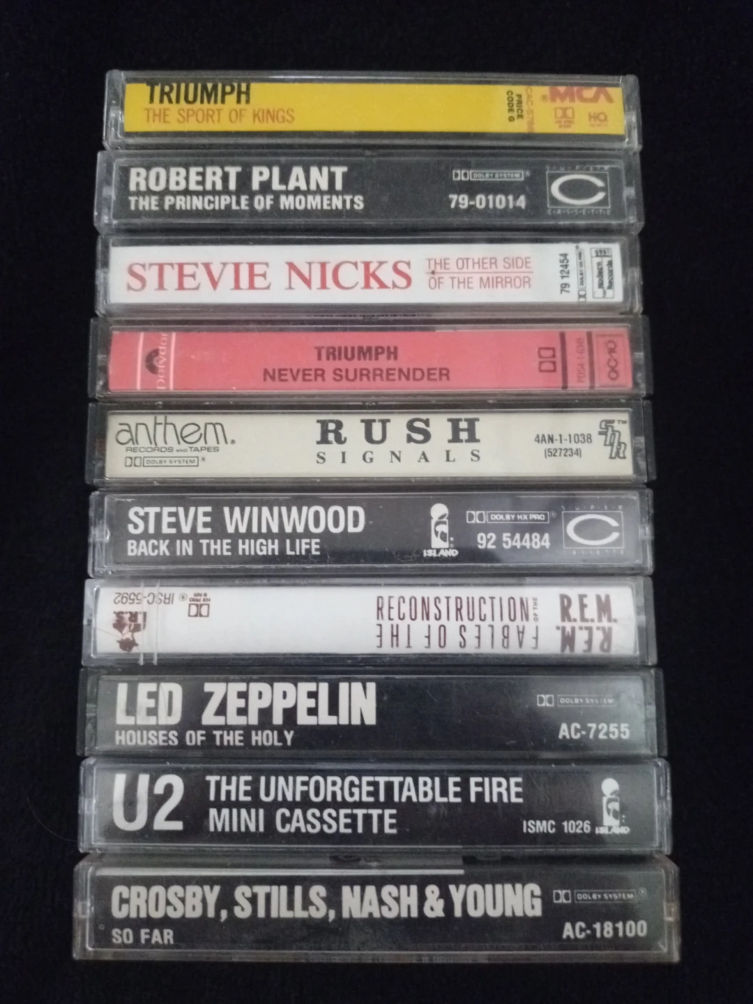 Collection of Cassette Tapes A⚽