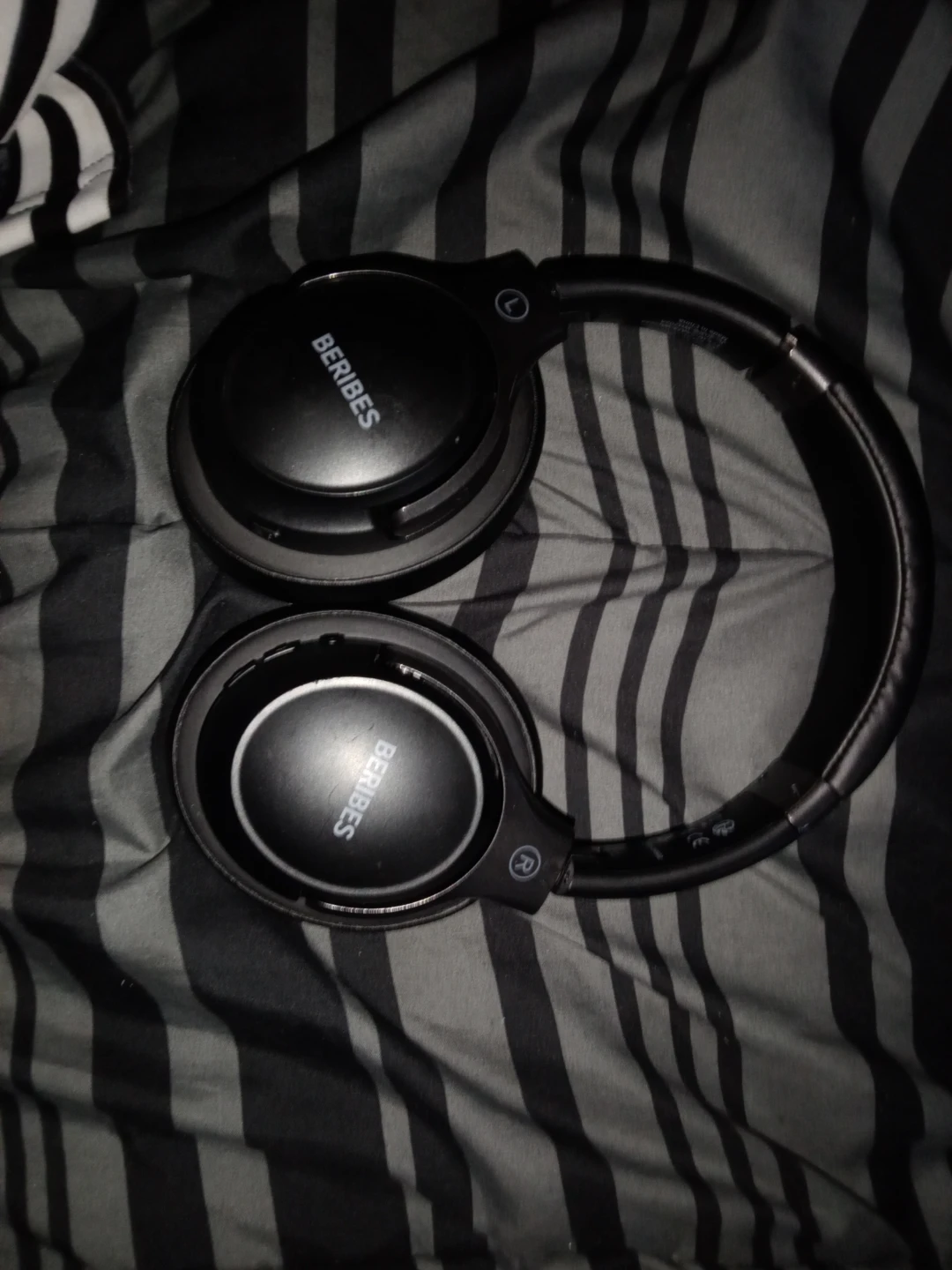 Beribes Black Over-Ear Headphones - photo 2