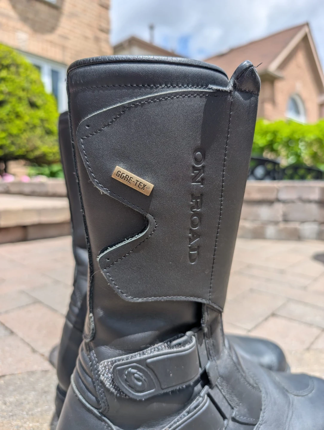 On Road Leather Motorcycle Boots - men's 9.5 - photo 5