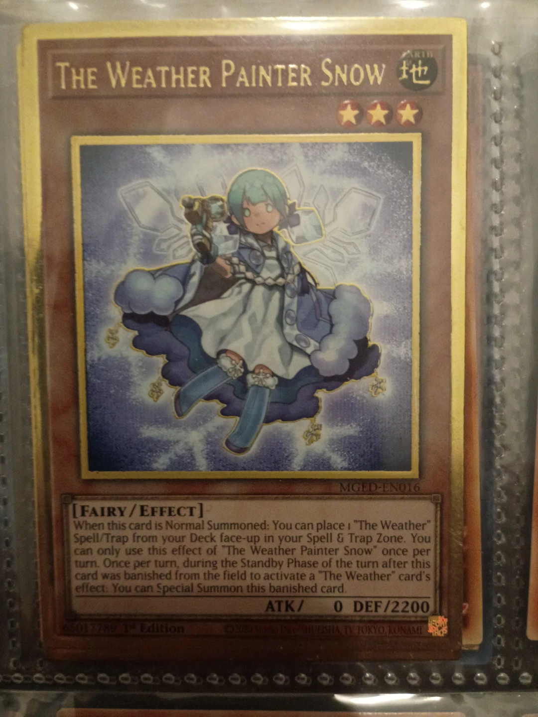 The Weather Painter Snow Yu-Gi-⚽ Card