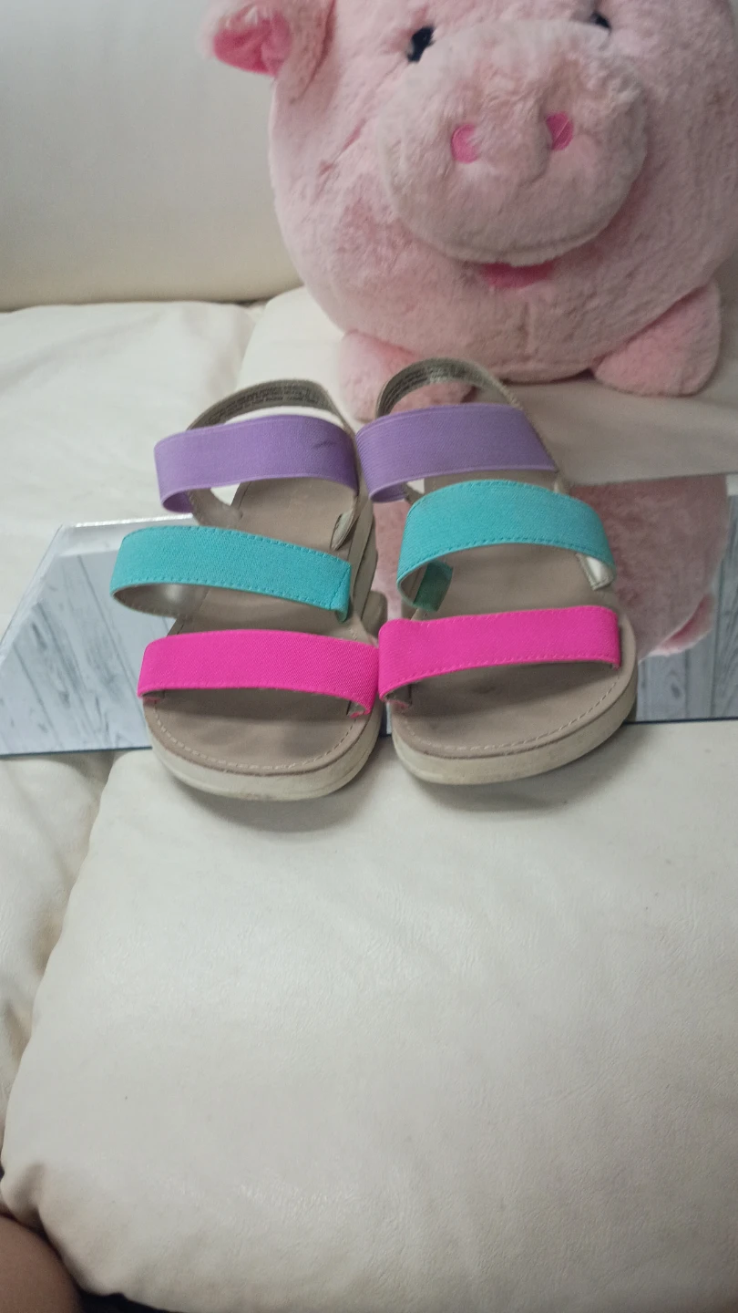 Girl's Multi-Color Strappy Sandals - photo 2
