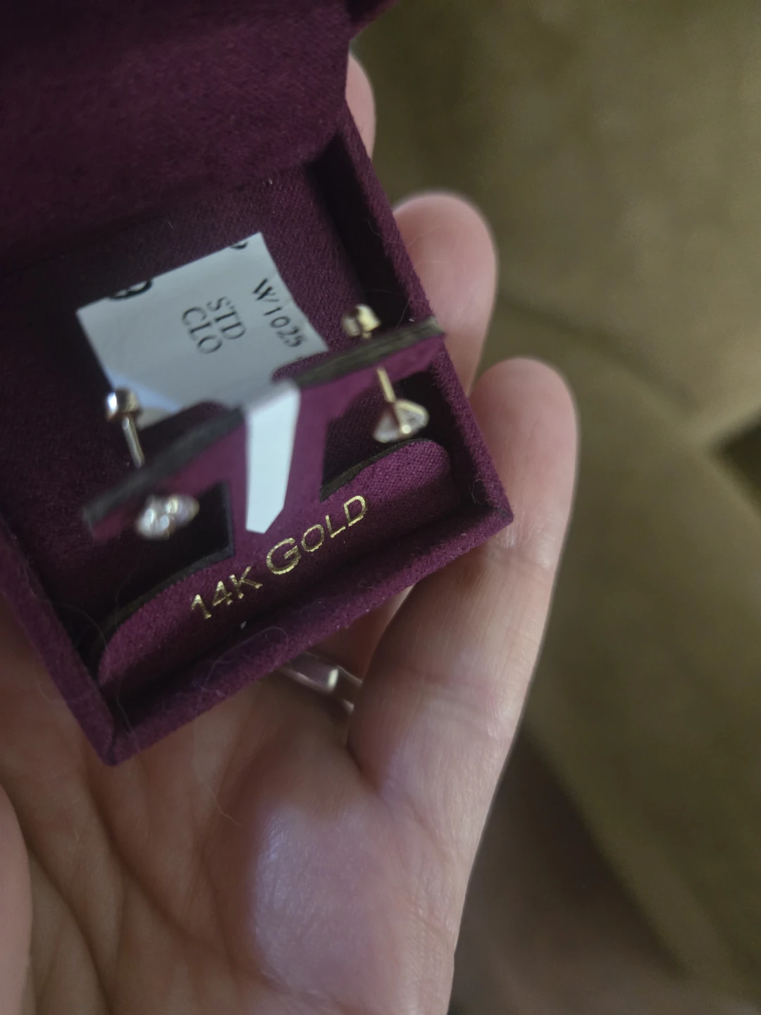 Luléa 14K Gold Stud Earrings - photo 2