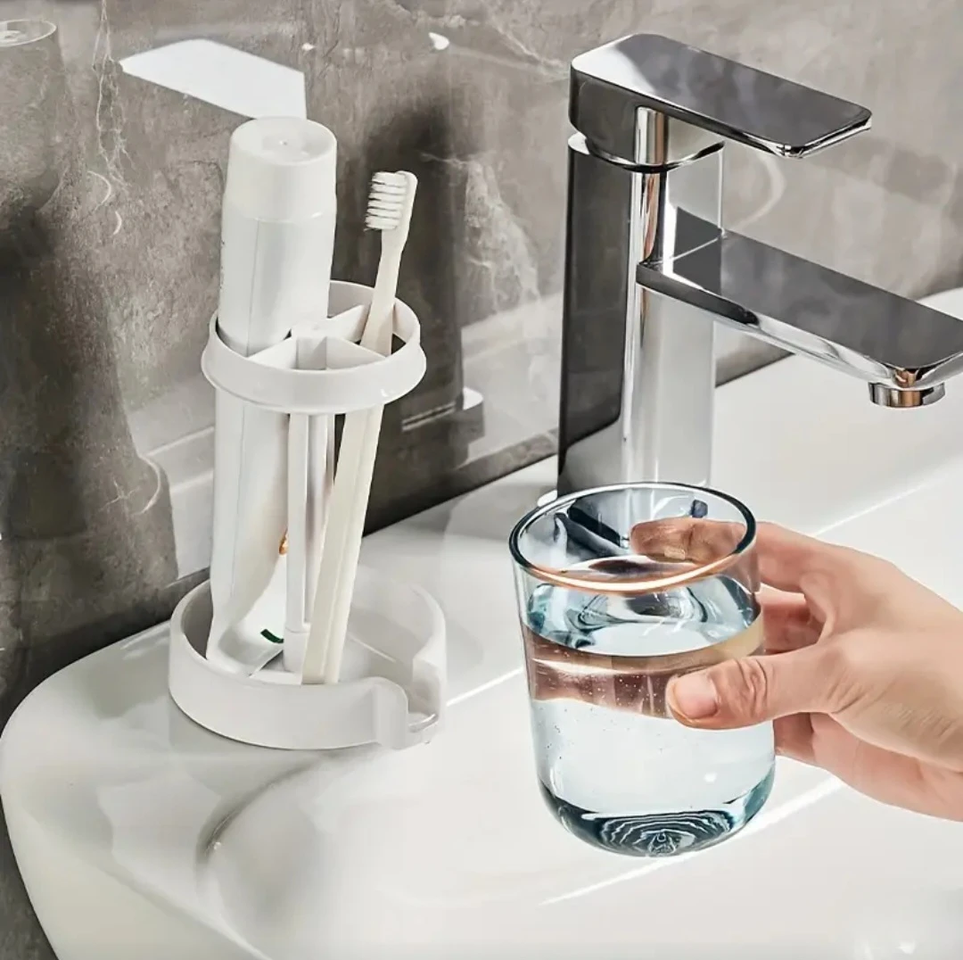 Transparent Blue Toothbrush Holder.*Brand New* - photo 2