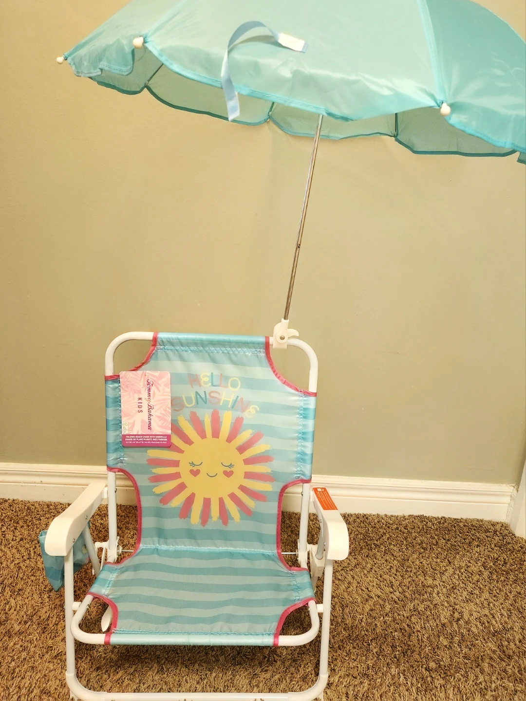 Tommy Bahama Kids Beach Chair with Umbrella