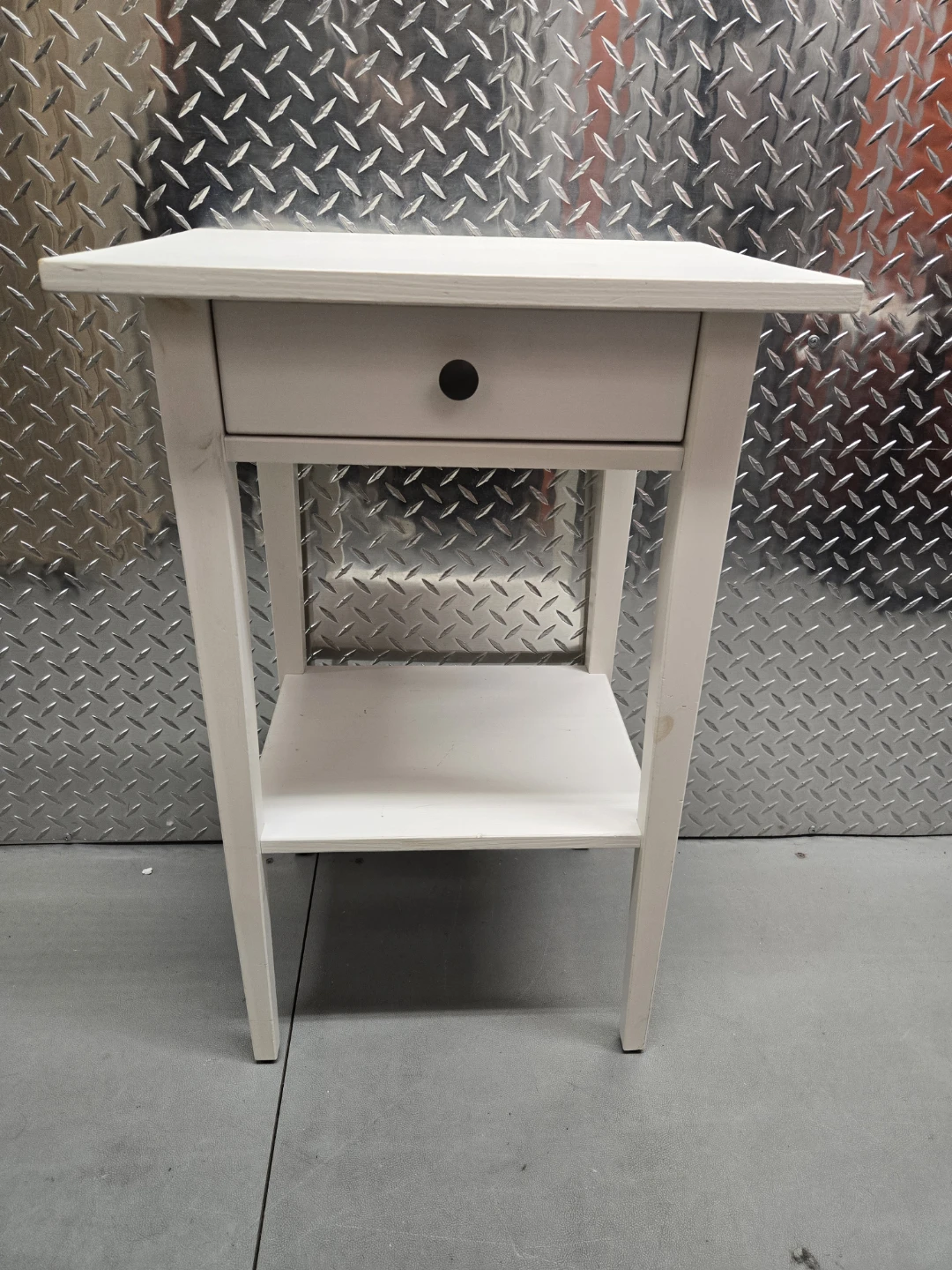 Trio of IKEA HEMNES Solid Wood Nightstands Bedside Tables - photo 4