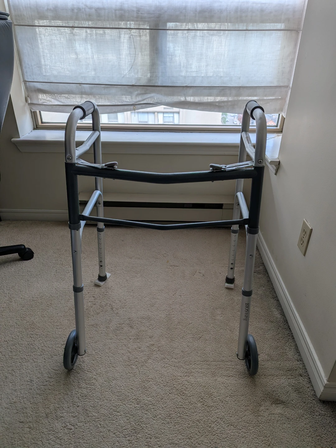 Drive Medical Folding Walker with Wheels
