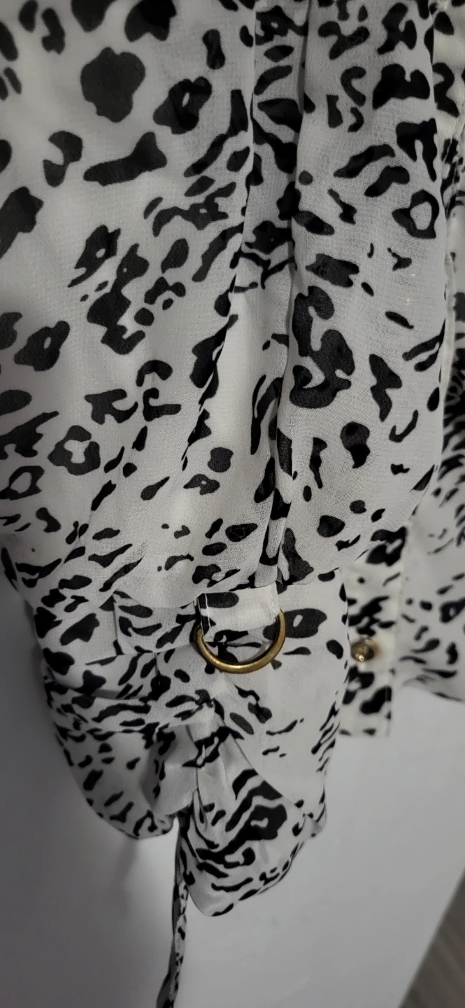 Suzy Shier Women's Cheetah Print Blouse⚽ - photo 3