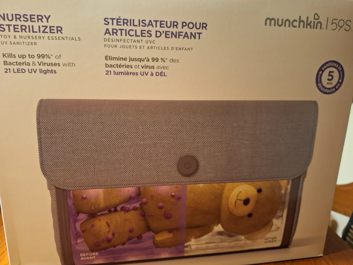 Munchkin Nursery Sterilizer UV Sanitizer