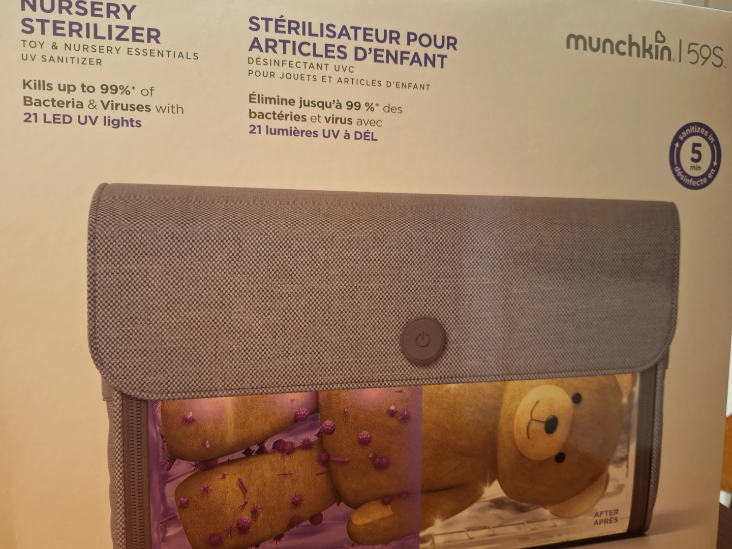 Munchkin Nursery Sterilizer UV Sanitizer - photo 3