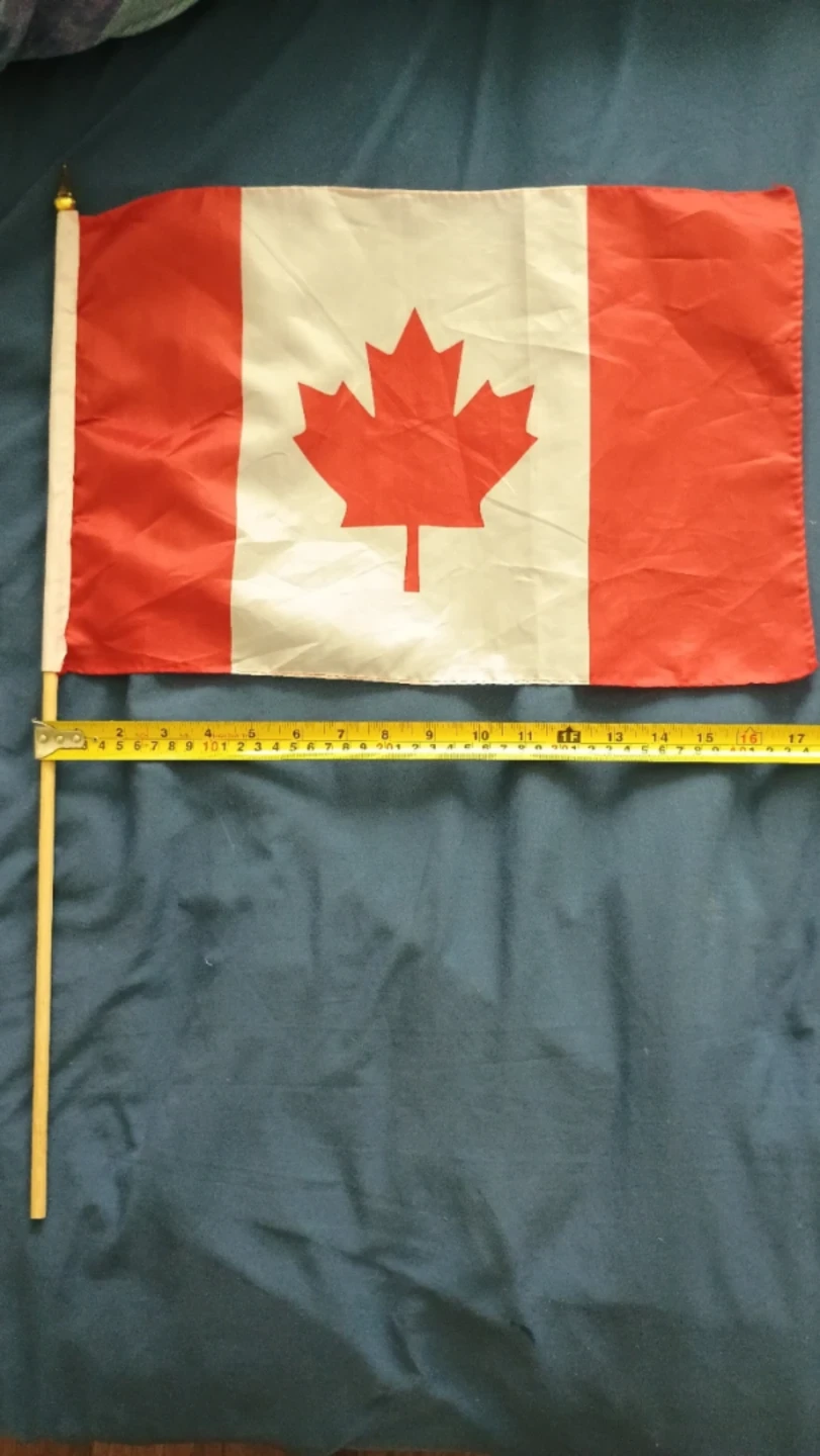 ⚽  Canadian Flag Handheld Stick