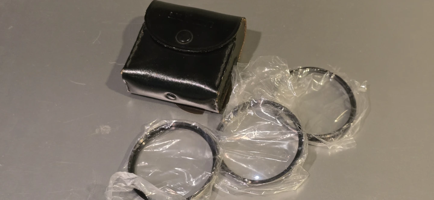 Yukon 55mm Lens Filters +1, +2, +3 with Case