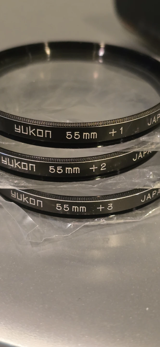 Yukon 55mm Lens Filters +1, +2, +3 with Case - photo 3