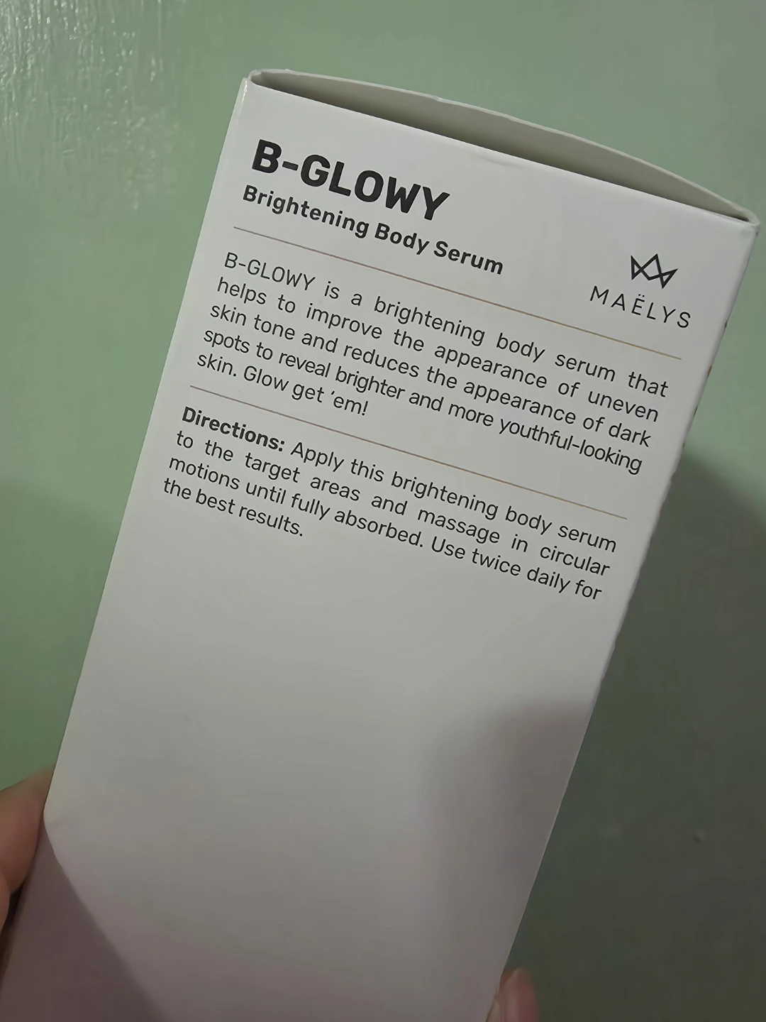 MAELYS B-GLOWY Brightening Body Serum ⚽️ - photo 2
