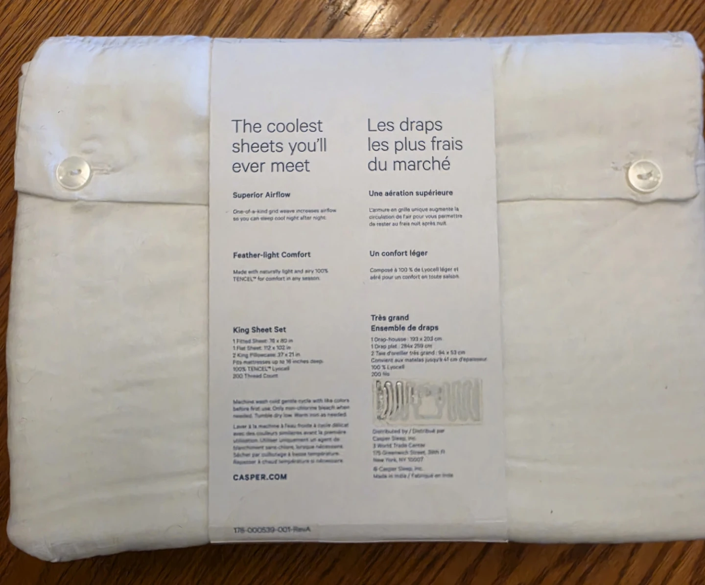 (New) Casper Hyperlite Sheet Set - King - photo 4