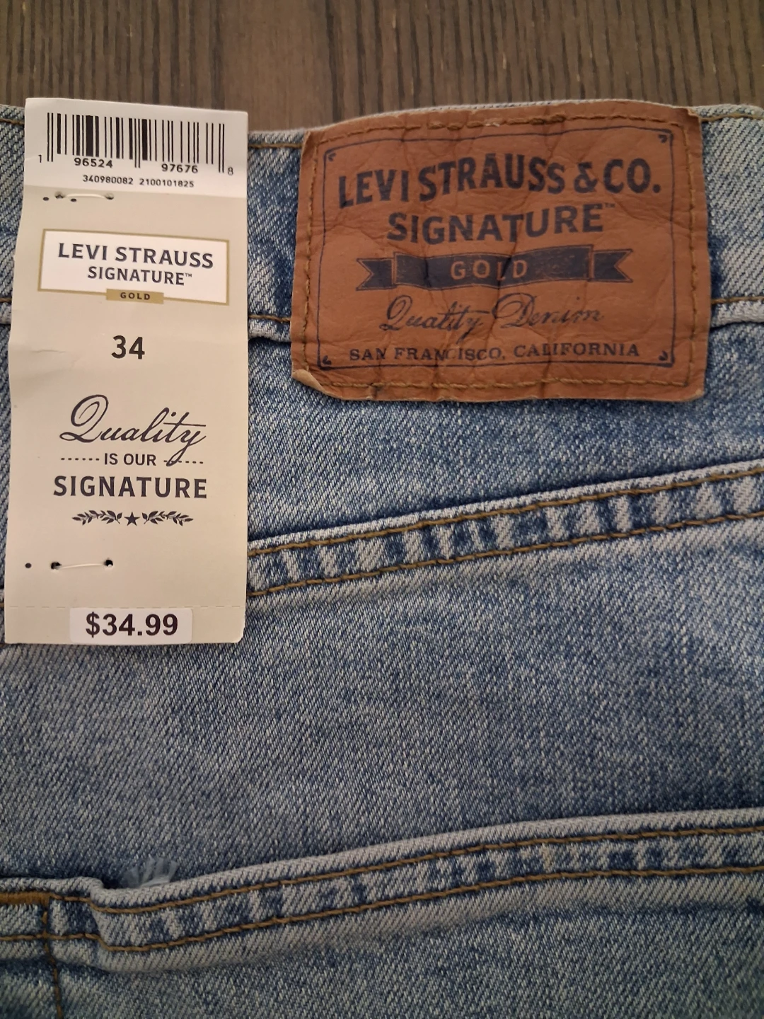 Levi Strauss Signature Gold Quality Denim shorts ⚽