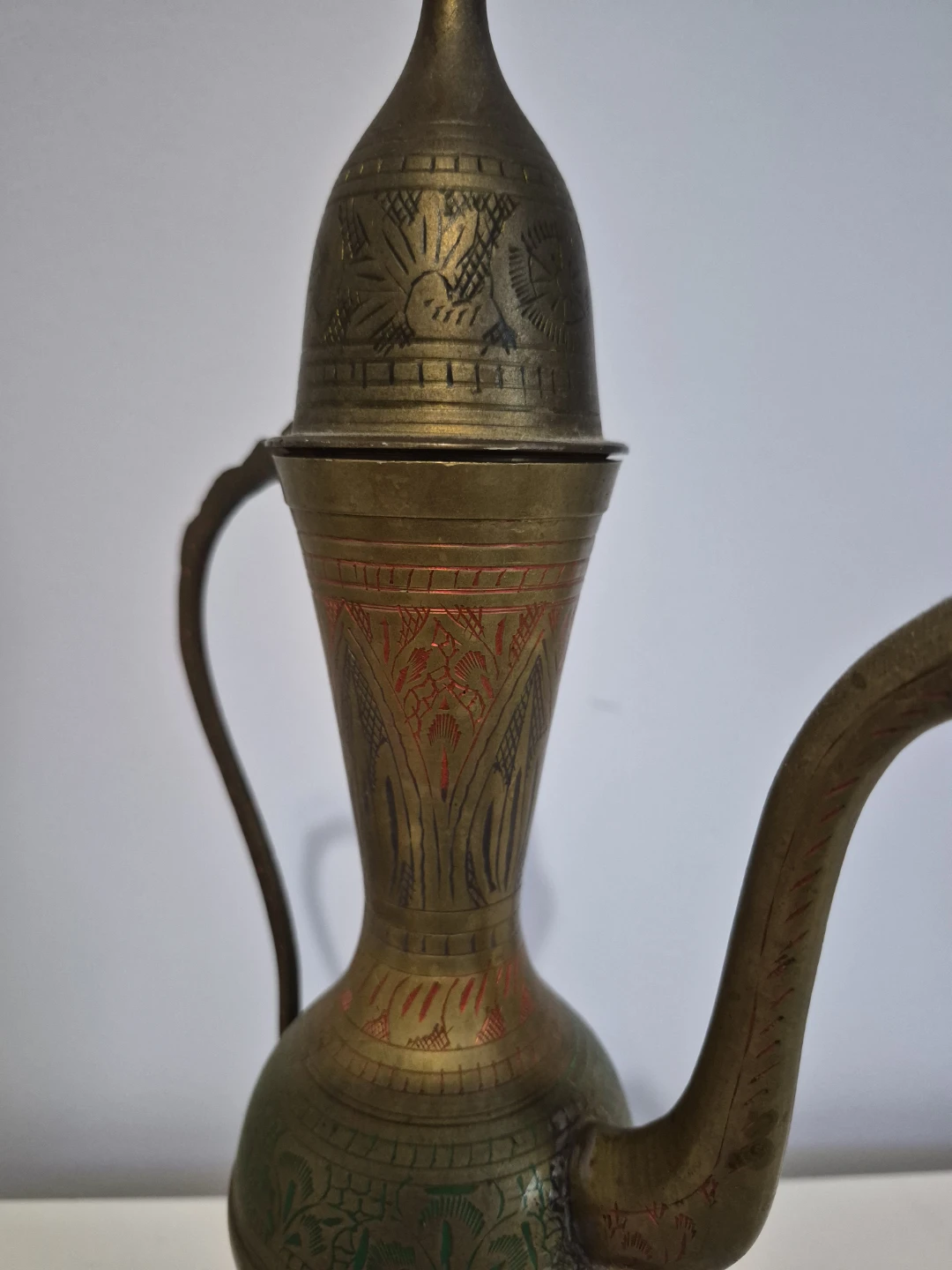 Vintage Brass Dallah Coffee Pot - photo 5
