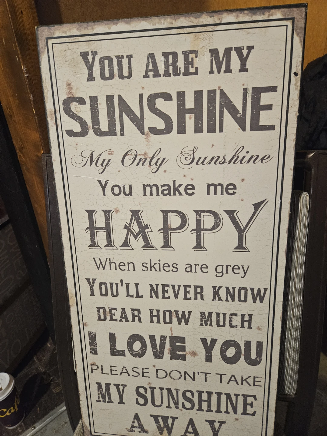 Decorative Sign - You Are My Sunshine - photo 3