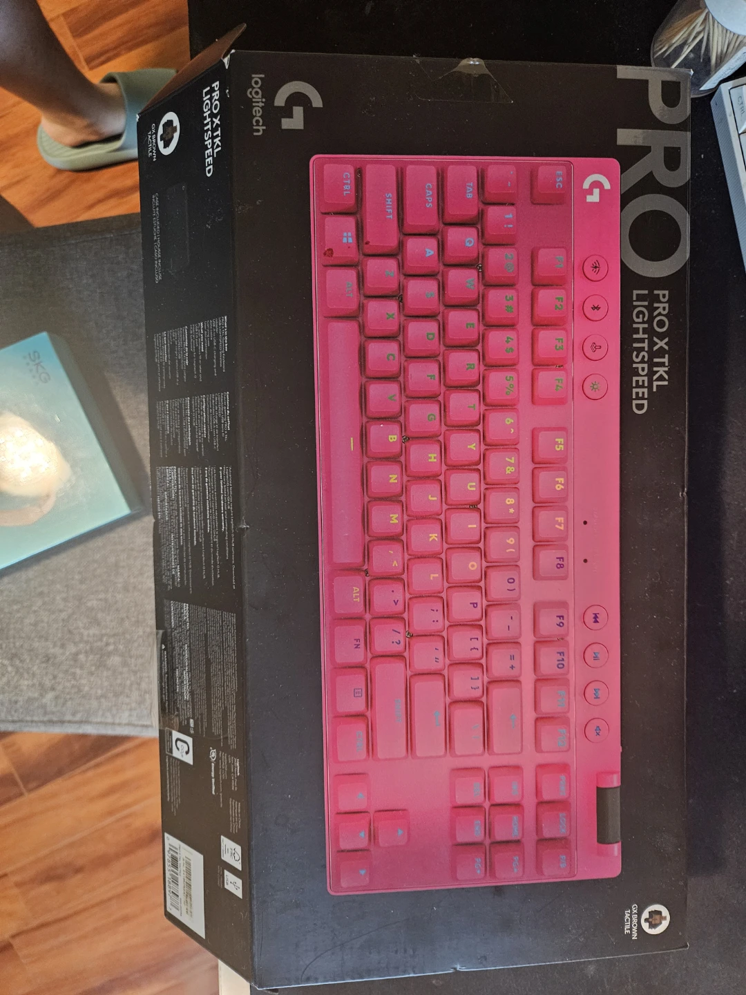 Logitech G Pro X TKL LIGHTSPEED Wireless Gaming Keyboard – Pink