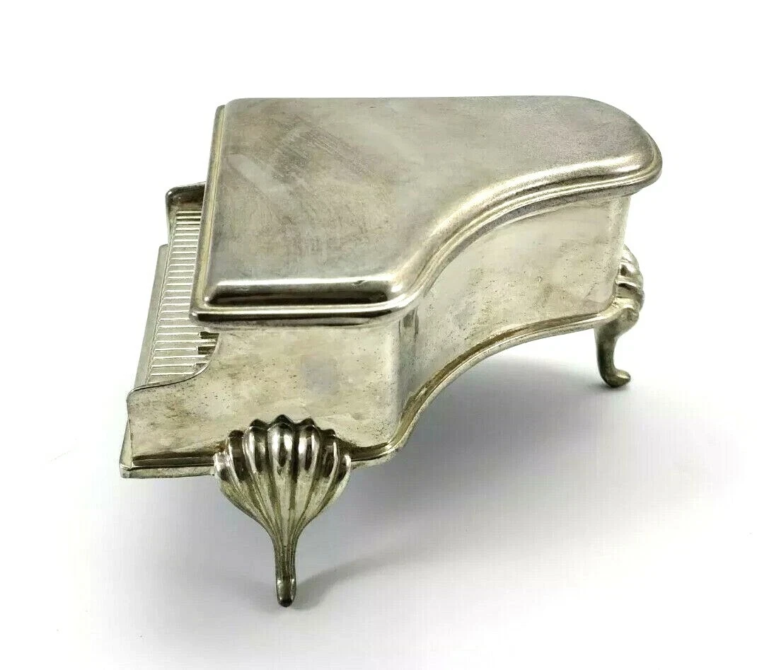 Silver Grand Piano Trinket Box - photo 3
