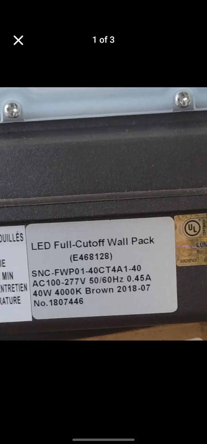 LED Full-Cutoff Wall Pack Light