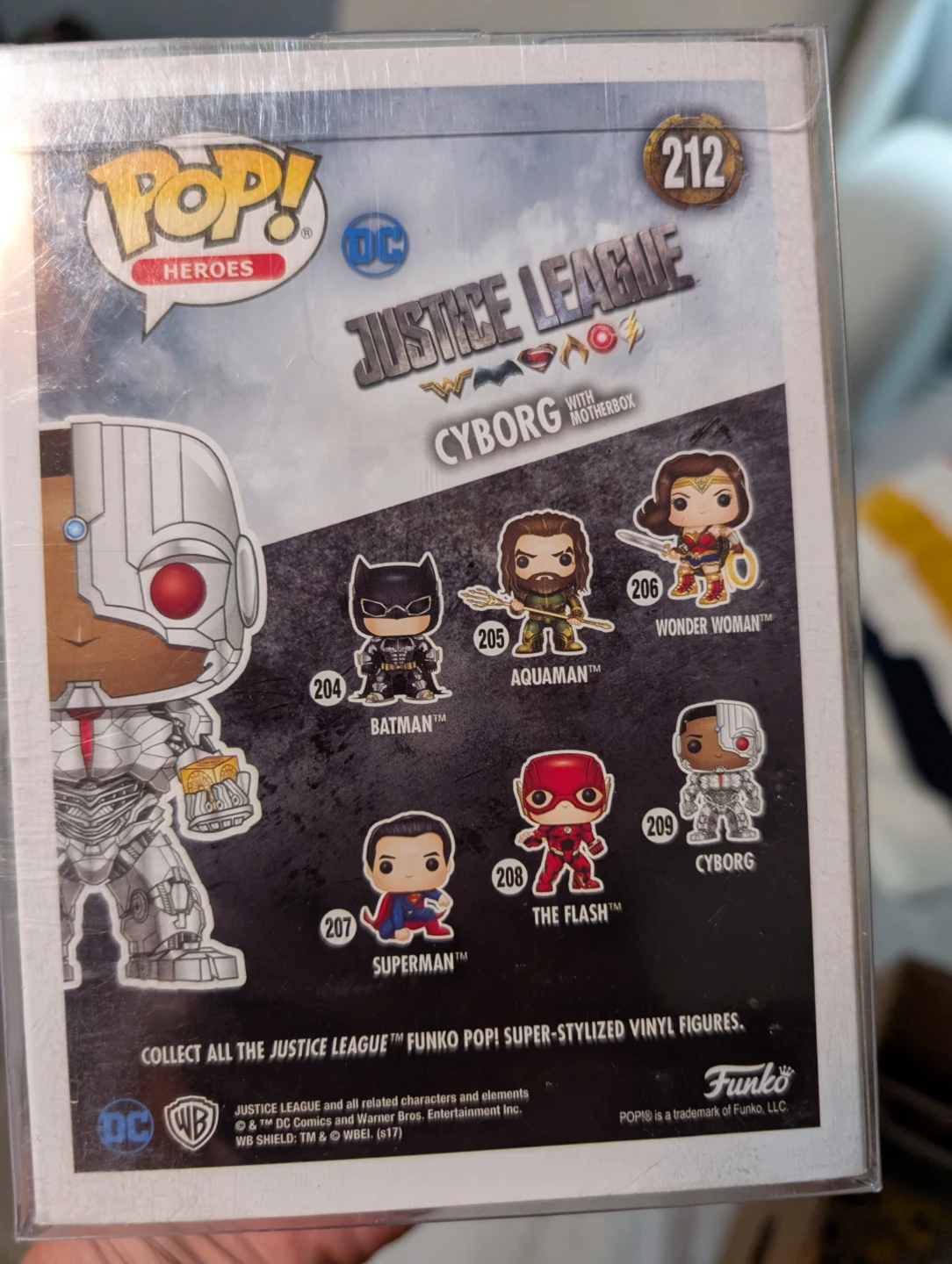 Funko Pop! Heroes Justice League Cyborg with Motherbox #212 - photo 2