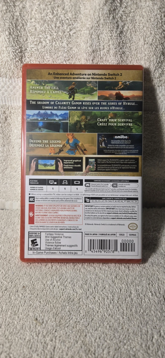 The Legend of Zelda: Breath of the switch 2 brand new - photo 2