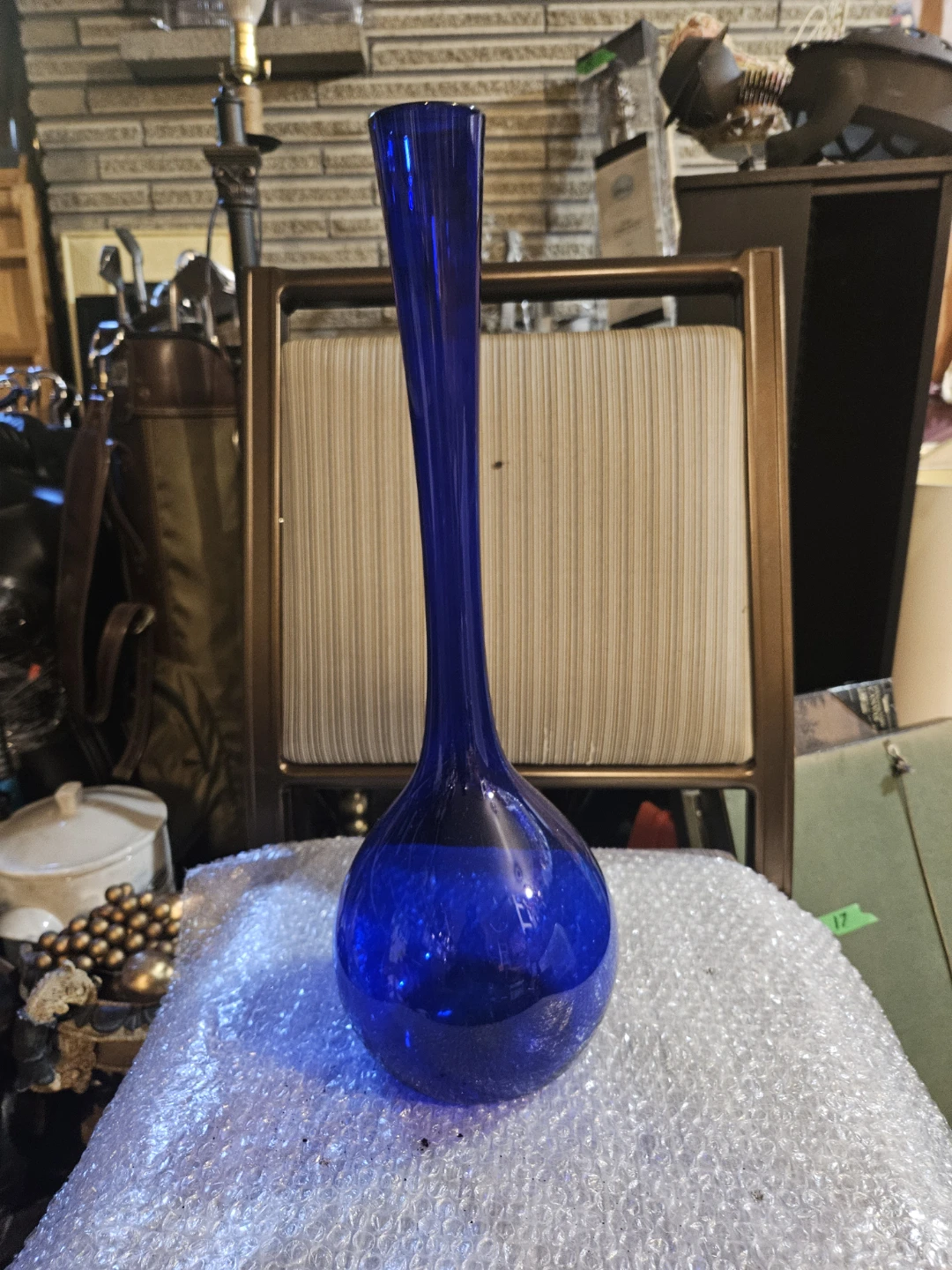 Blue Glass Vase - photo 2