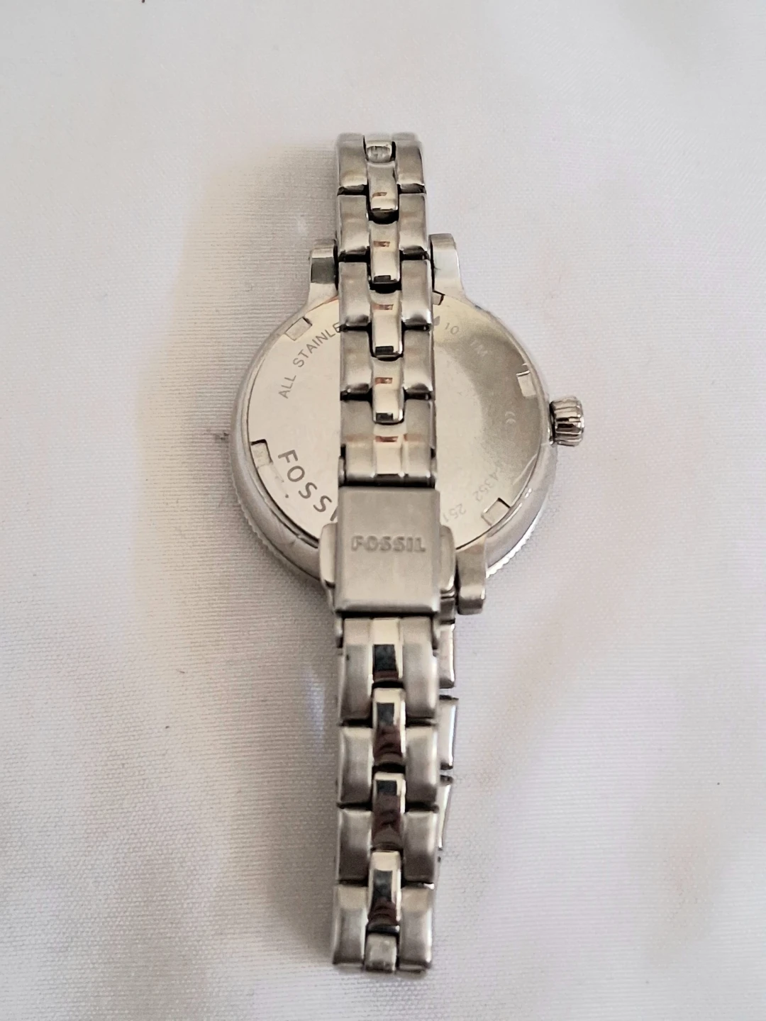 FOSSIL WOMEN'S STAINLESS STILL WATCH WITH RHEINSTONES - photo 5