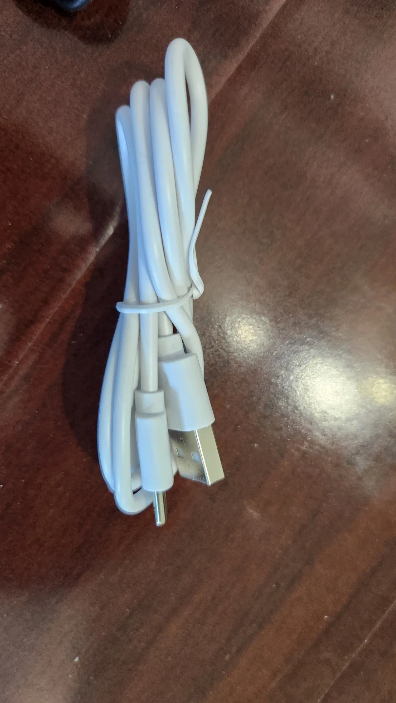 White USB Charging Cable