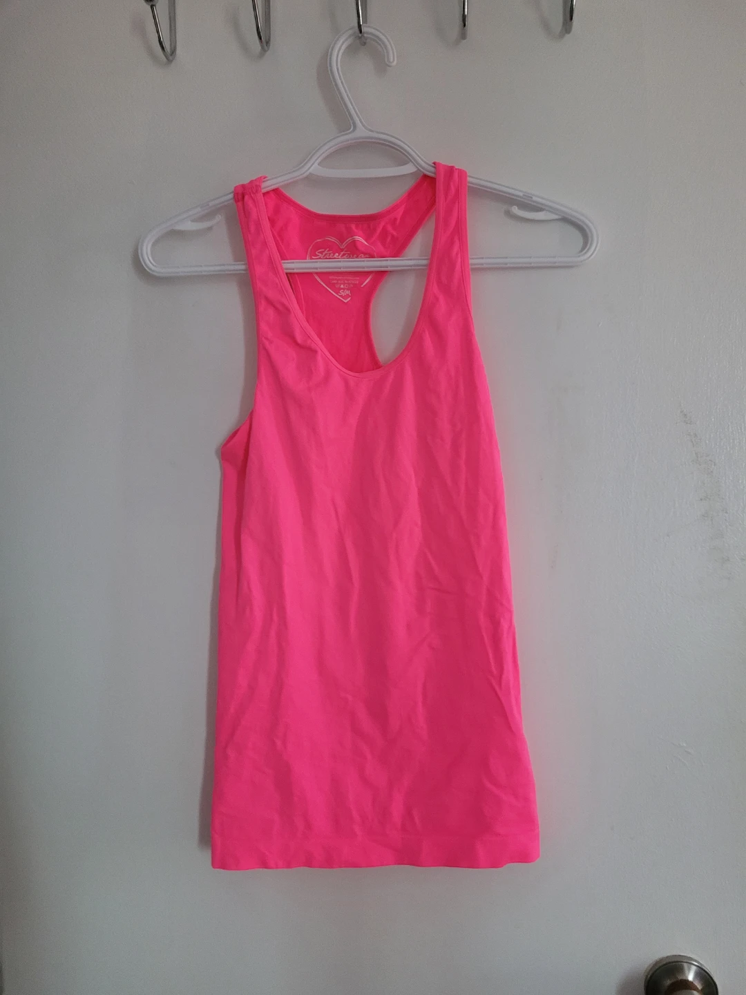 Pink Racerback Tank Top