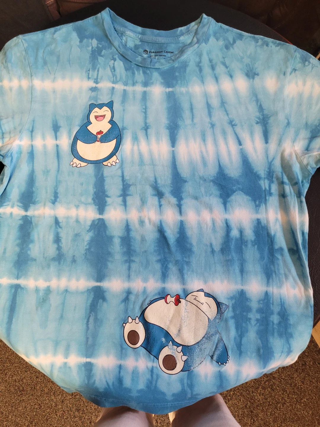 Pokémon Center Snorlax Tie-Dye T-Shirt - Size Large