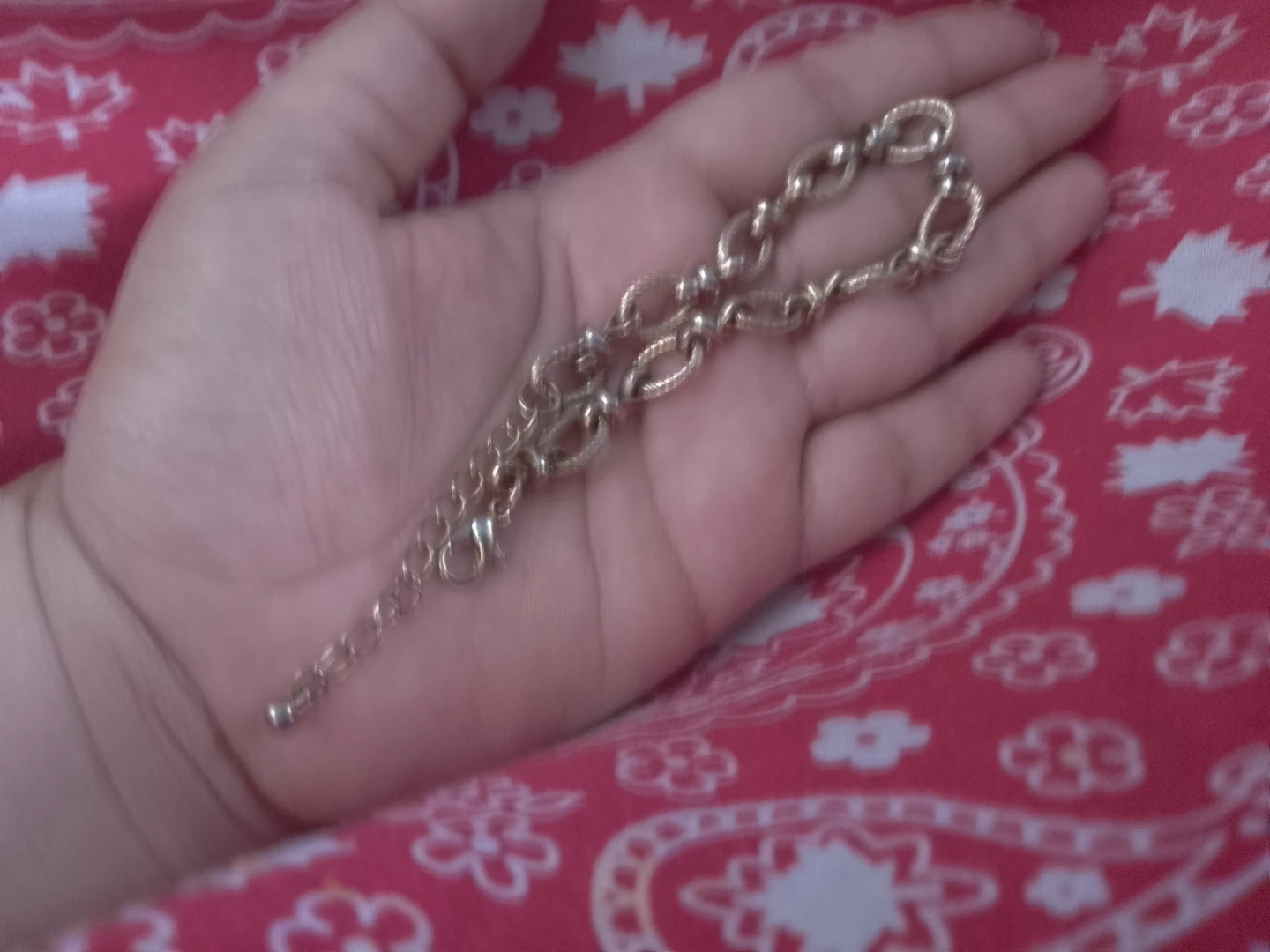 Gold-tone Link Anklet ⚽