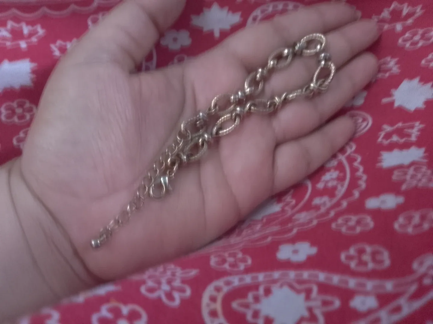 Gold-tone Link Anklet ⚽