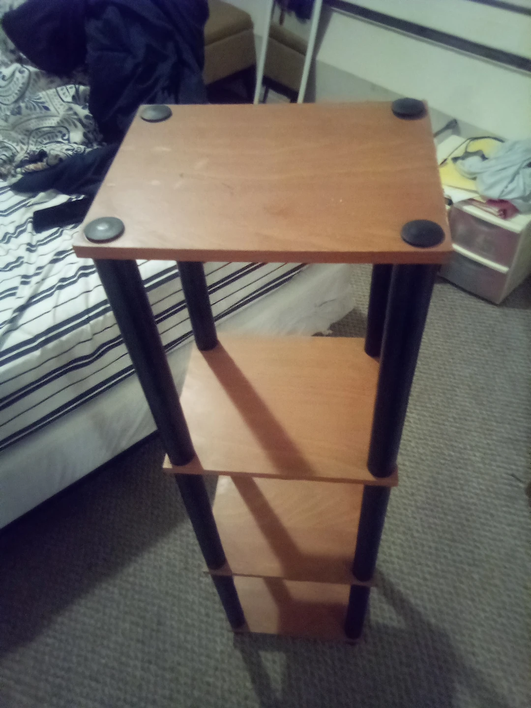 3-Tier Wood Shelf Unit - photo 5