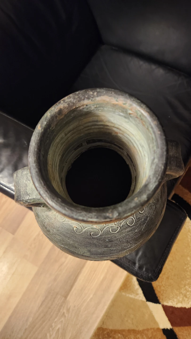Decorative Two-Handled Amphora Vase - photo 2