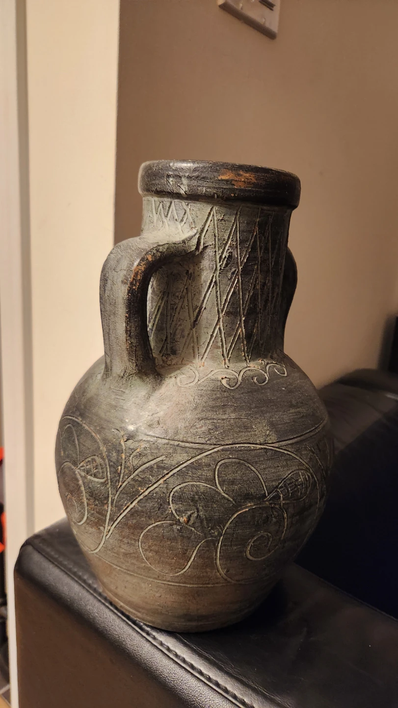 Decorative Two-Handled Amphora Vase - photo 4