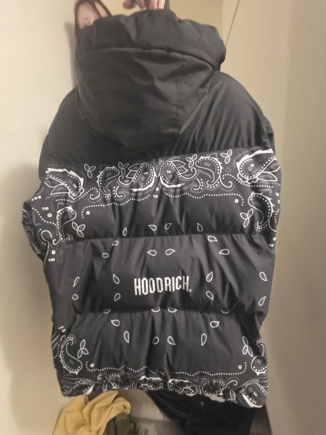 Hoodrich Puffer Jacket - Black Paisley - photo 2