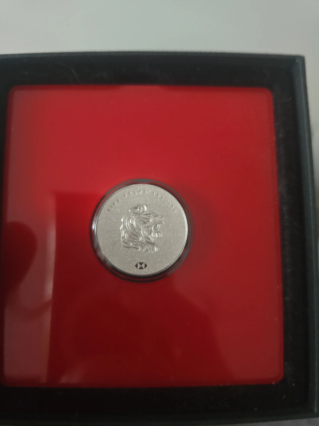 PAMP SA HSBC 1/2 oz Silver Coin - photo 2