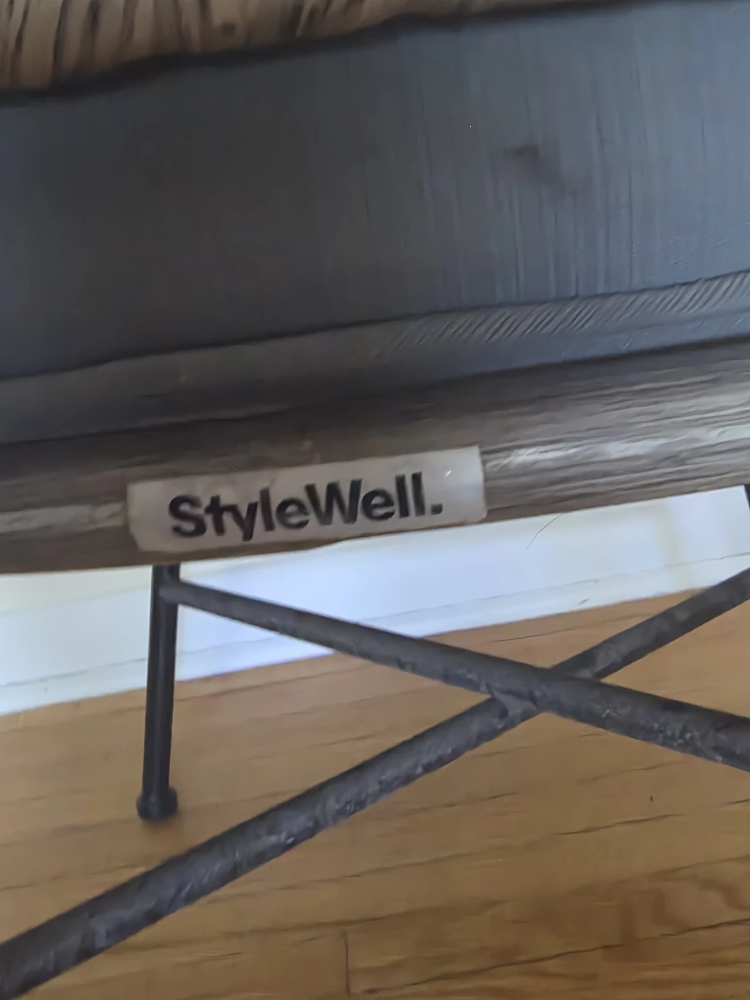 StyleWell Woven Accent Chair with Cushion - photo 5
