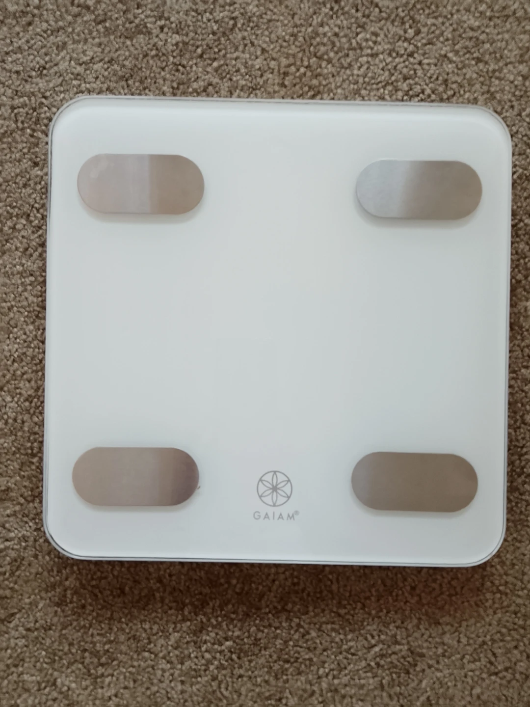 Gaiam White Digital Body Weight Scale