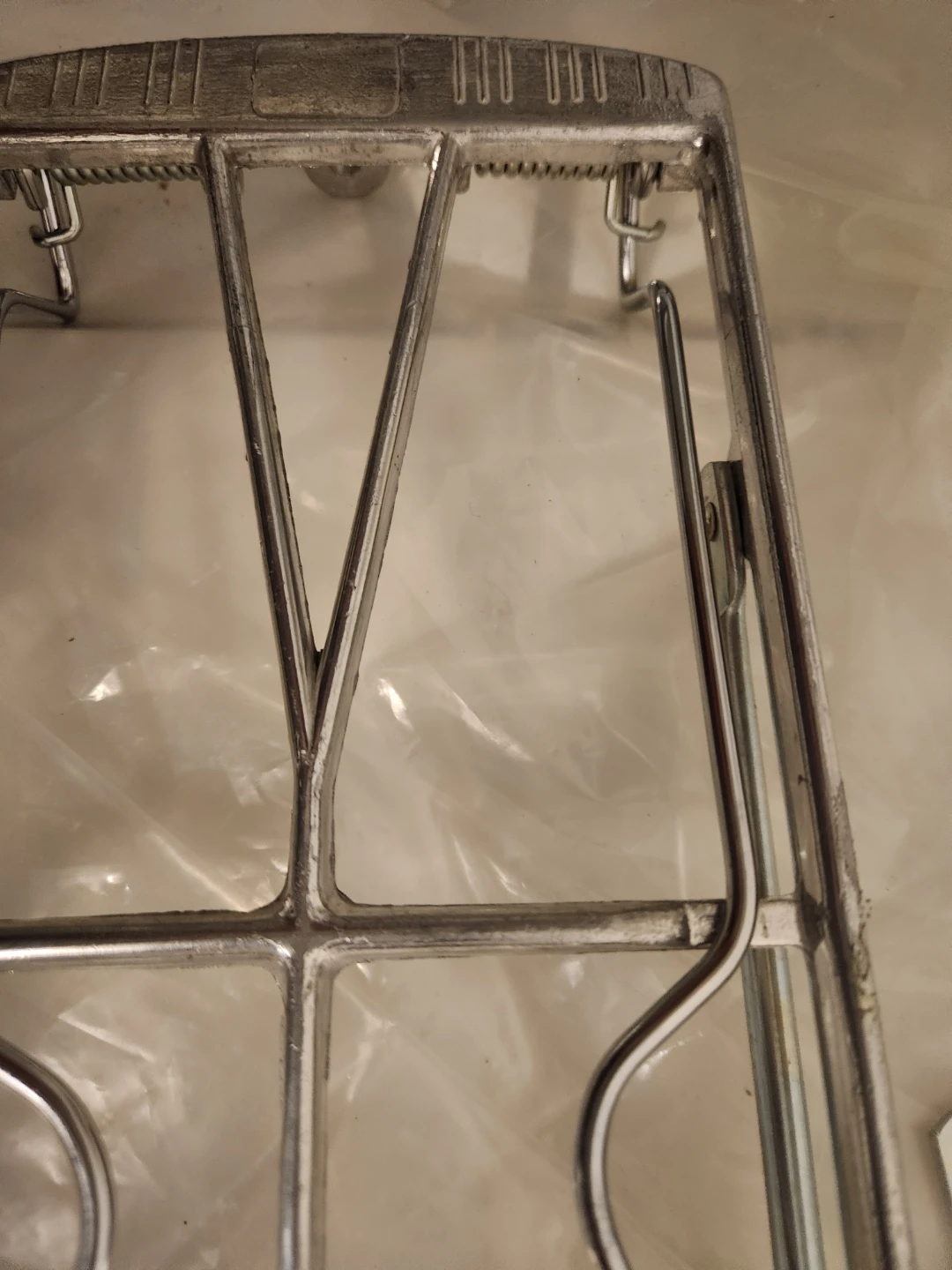 Silver Bicycle Rear Rack with Hardware - photo 4