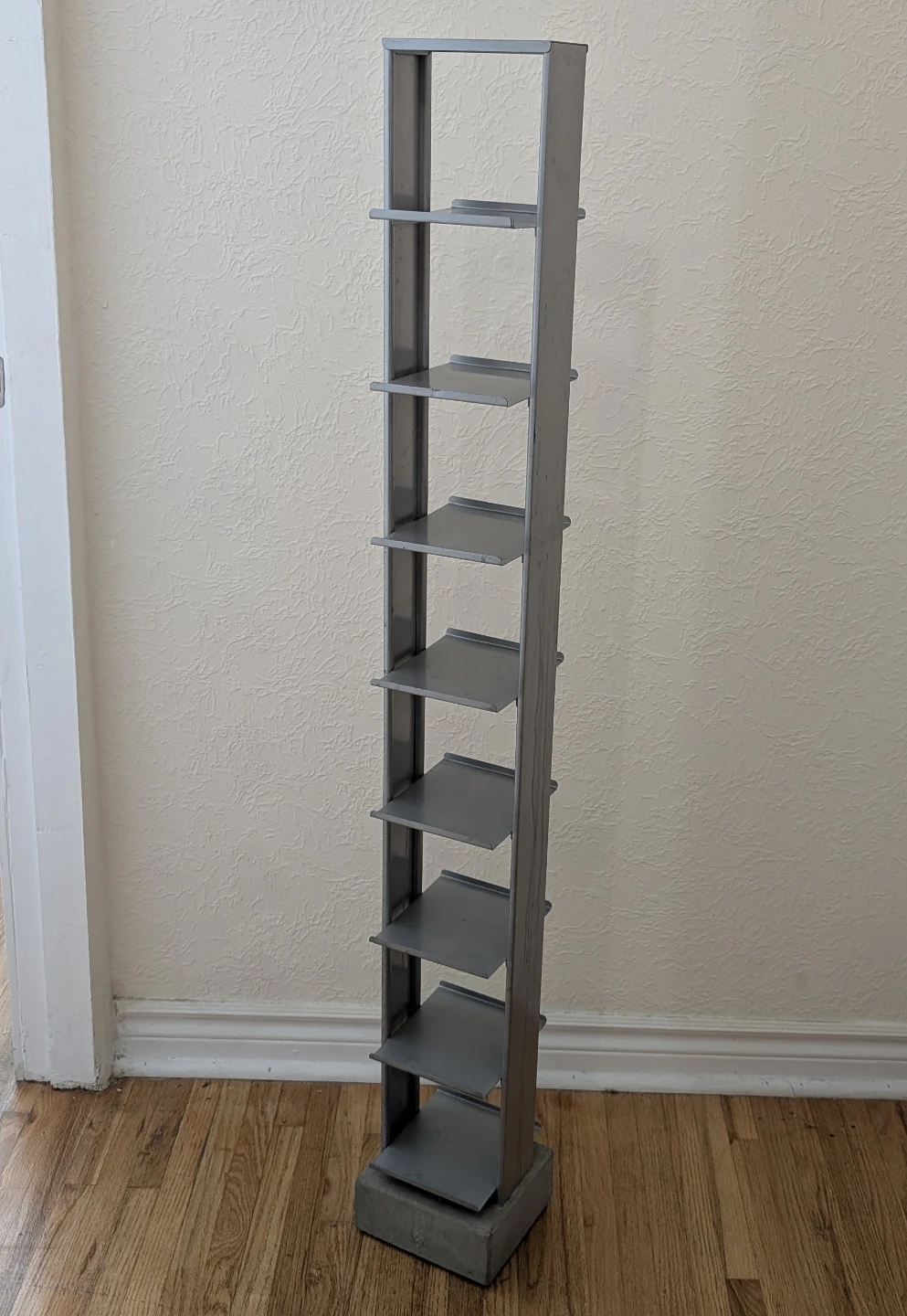 CD Shelf/Rack Metal and Concrete - photo 3