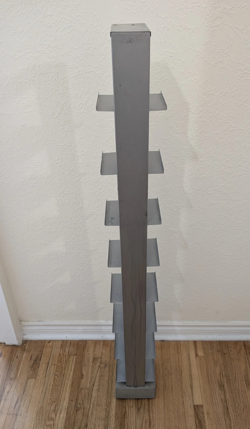 CD Shelf/Rack Metal and Concrete - photo 4