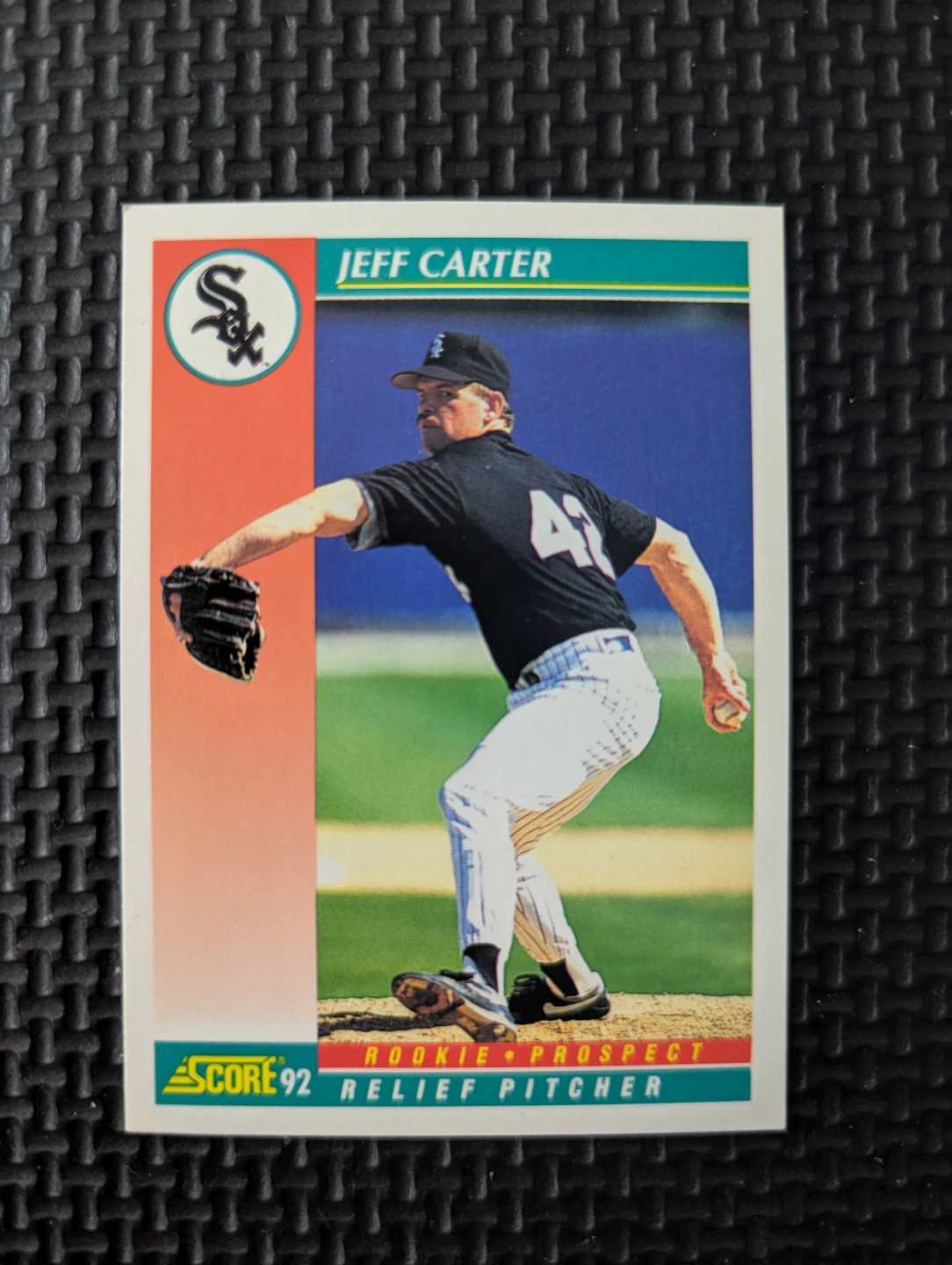 ⚽ 1992 Score Baseball Card - Jeff Carter Relief Pitcher
