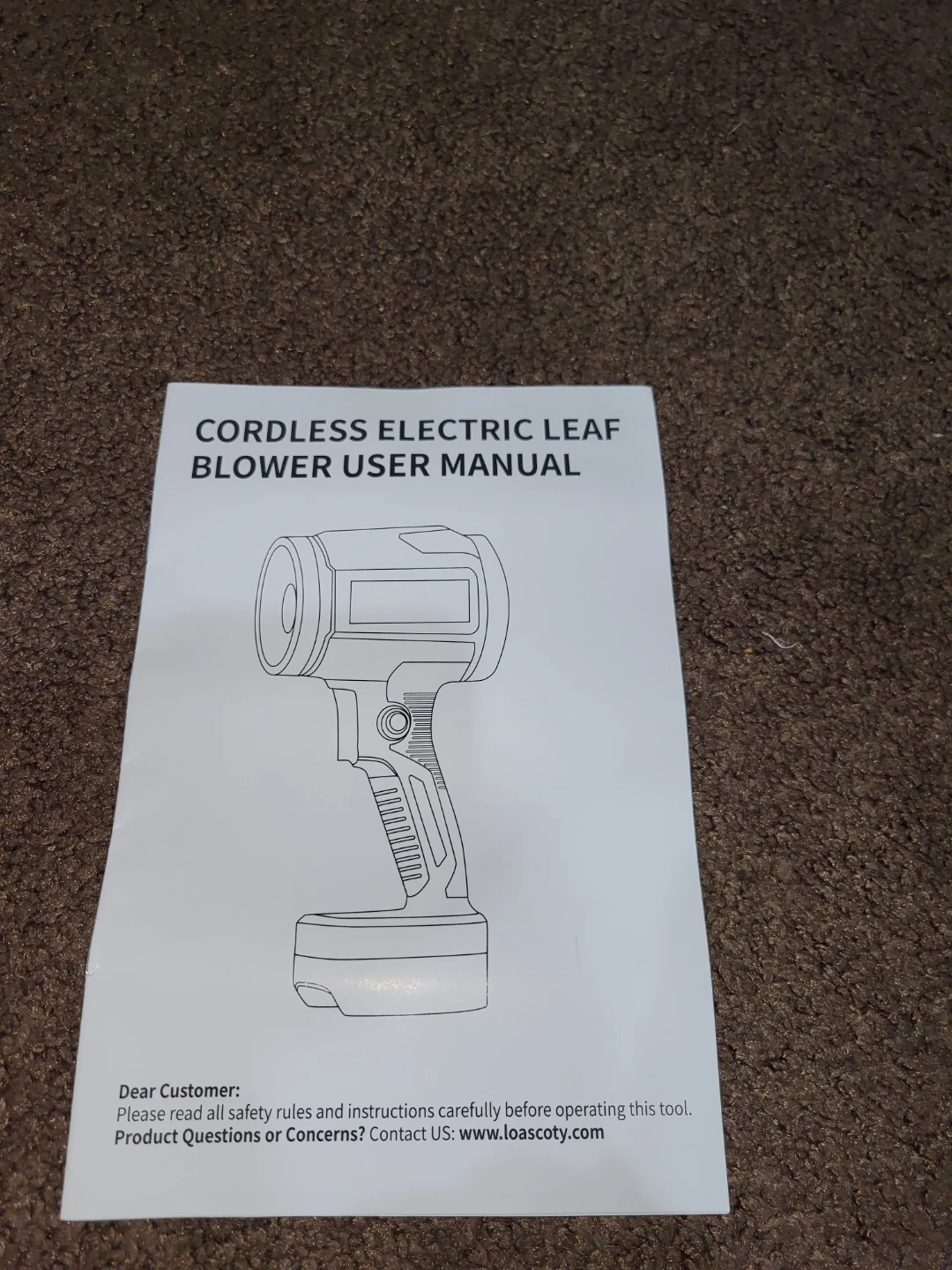Cordless Electric Leaf Blower
