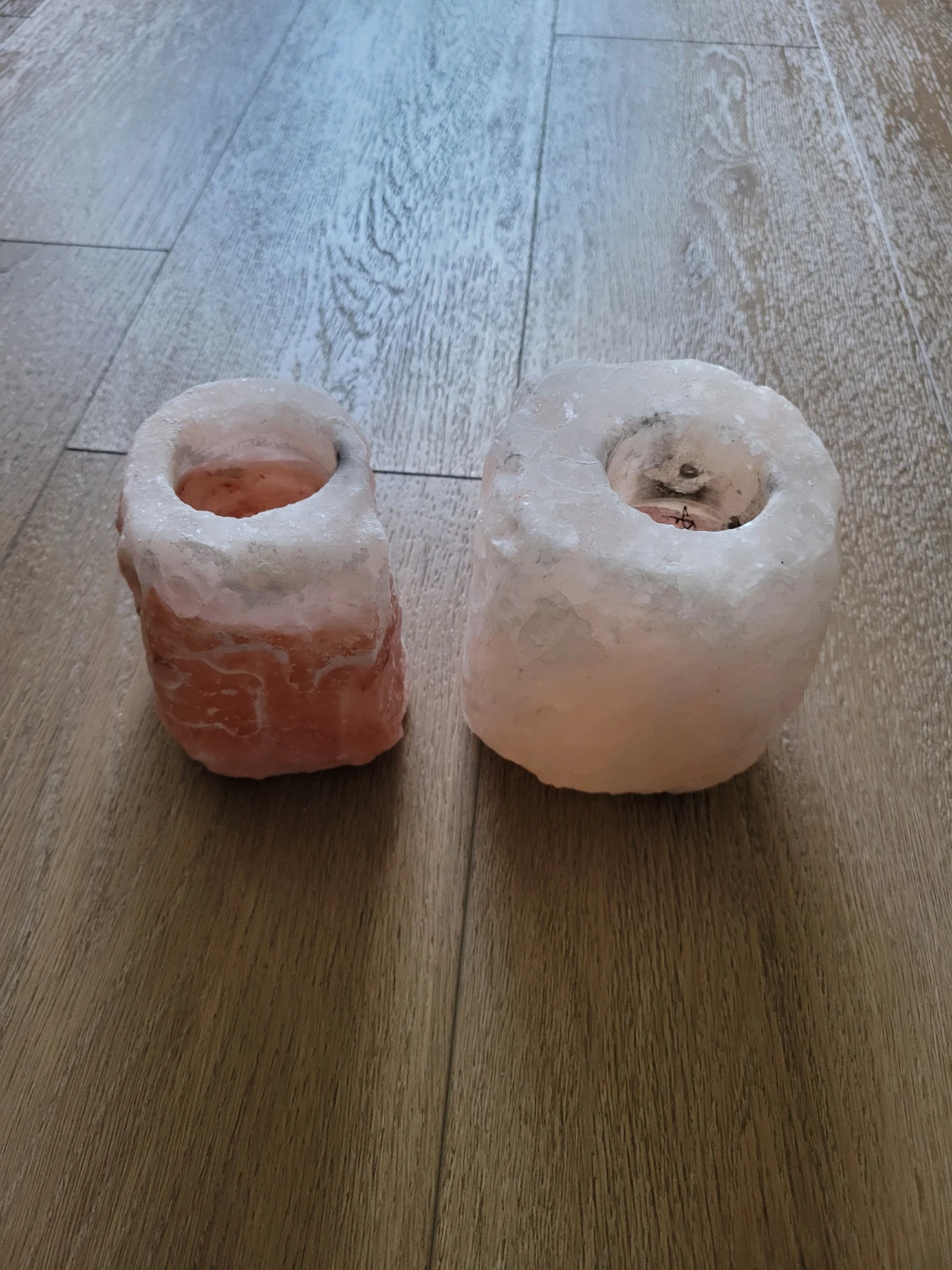 Himalayan salt tea light holder - photo 2